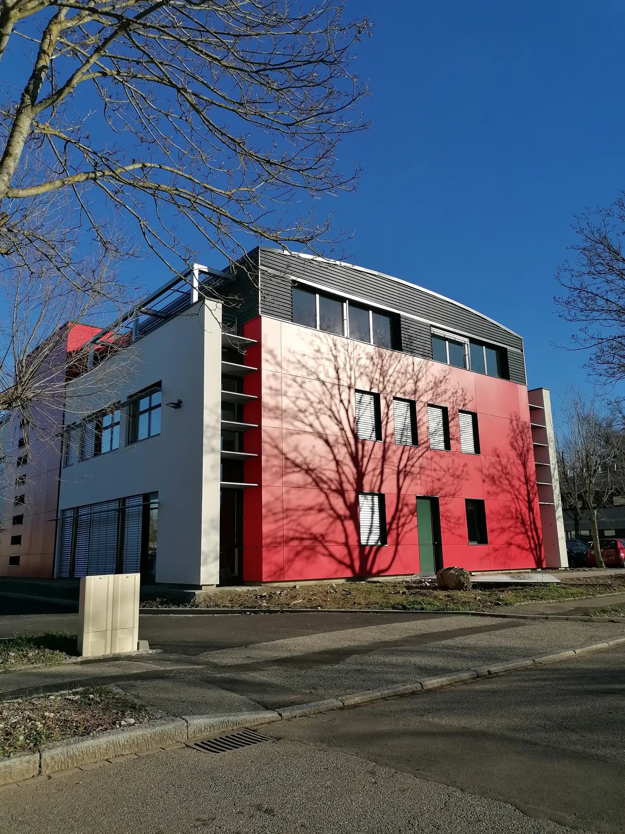 Facade of the Linguaphone Mulhouse centre, 4 rue Fredo Krumnov