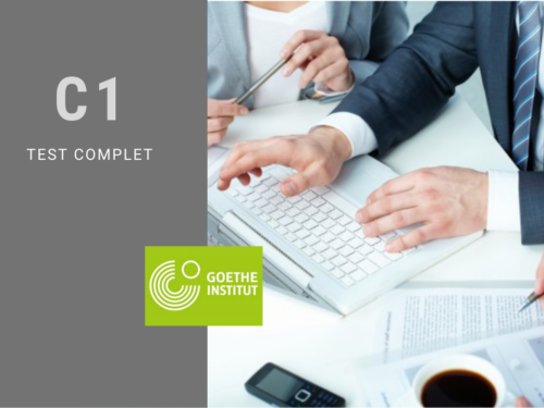 Certification Goethe Institute Niveau C1 4 modules - complet