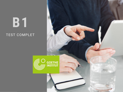 Certification Goethe Institute Niveau B1