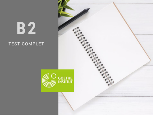 Certification Goethe Institute Niveau B2