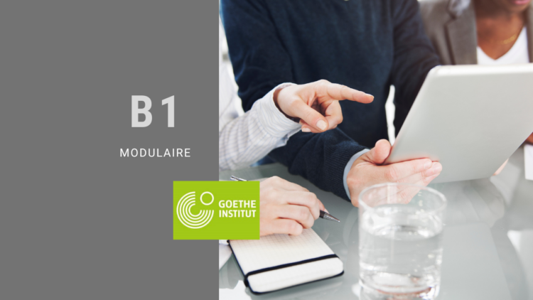 Certification Goethe Niveau B1 - 1 module